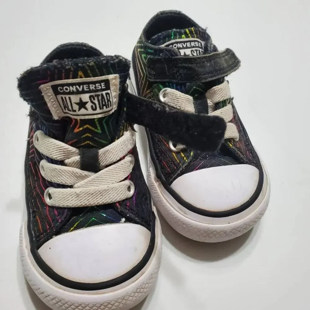 Converse Chuck Taylor All Star‎ Unisex Baby Sneakers Black 765399F Lace Up 4M